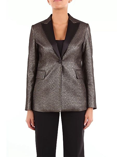 HANAMI D'OR Blazer Damen Bronze und Schwarz Polyester - Baumwolle - metalli günstig online kaufen