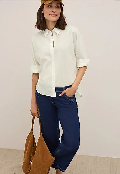 Bluse mit Streifenstruktur günstig online kaufen