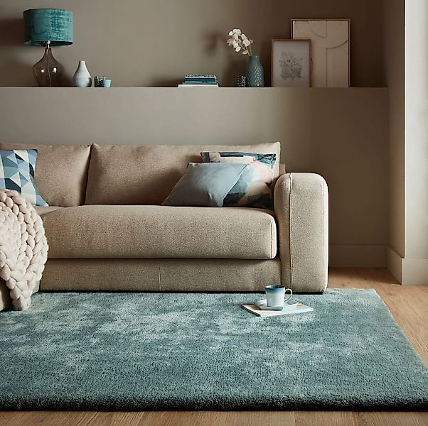 FLAIR RUGS Hochflor-Teppich "Faroe Wool Look" rechteckig 30 mm Höhe Waschba günstig online kaufen