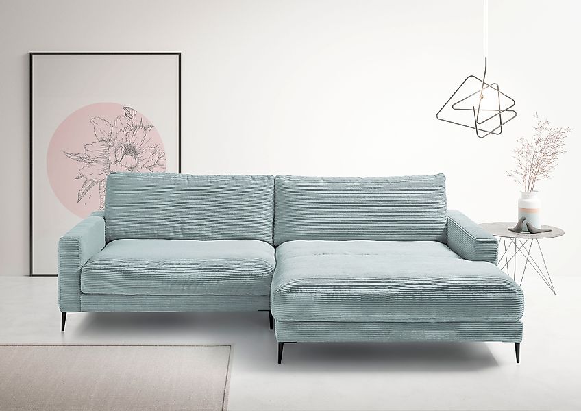 INOSIGN Ecksofa »Downtown, B/T/H: 272/190/84 cm L-Form« weicher Sitzkomfort günstig online kaufen