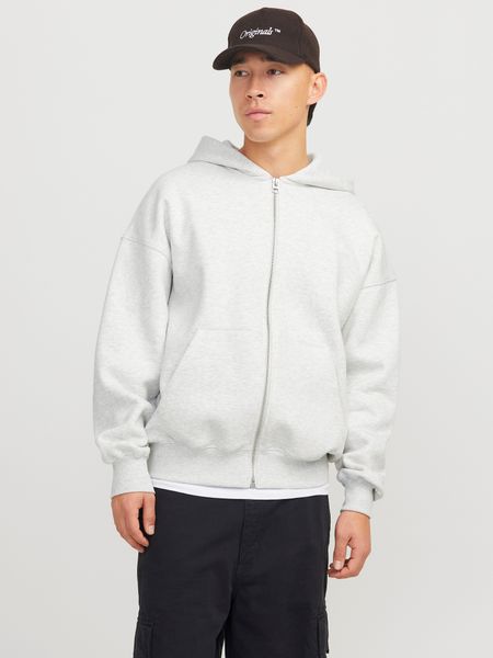 Jack & Jones Kapuzensweatjacke "JJEURBAN EDGE SWEAT ZIP HOOD NOOS" mit Ripp günstig online kaufen