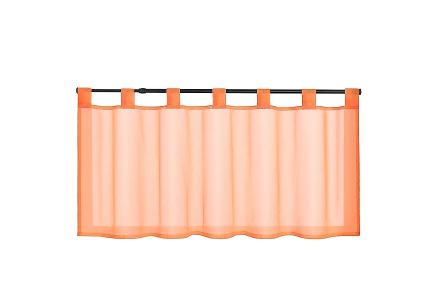 Delien Scheibengardine Eva, Schlaufen, Voile Uni Kurzstore Küche günstig online kaufen