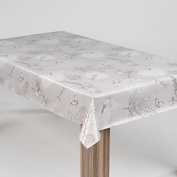 laro Tischdecke laro Wachstuch-Tischdecke Wachstischdecke Schmetterling günstig online kaufen