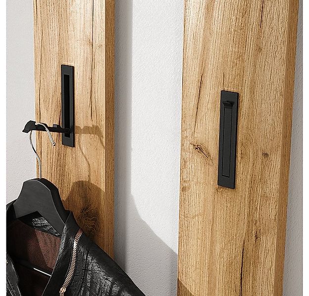 Lomadox Garderoben-Set ABERDEEN-01, (Spar-Set, 2-St), 2er Set in Eiche mit günstig online kaufen