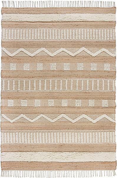 FLAIR RUGS Teppich »Medina«, rechteckig, 12 mm Höhe, Boho-Look, aus Naturfa günstig online kaufen