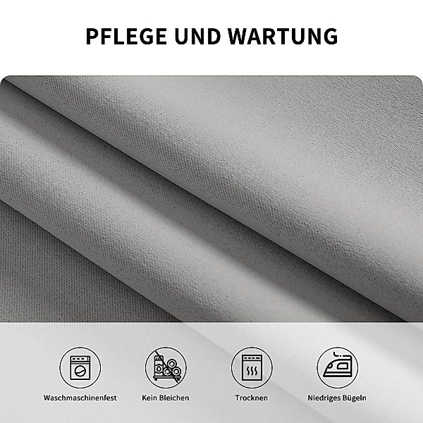Simloveve Verdunkelungsvorhang 2er-Set Gardinen Blickdichte Thermo günstig online kaufen