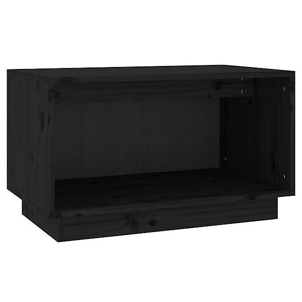 furnicato TV-Schrank Schwarz 60x35x35 cm Massivholz Kiefer (1-St) günstig online kaufen