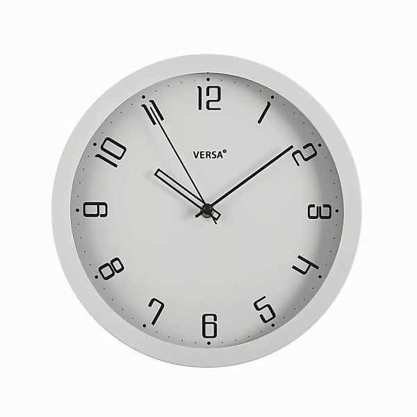 Wanduhr Versa Weiß Pp (4,3 X 30 X 30 Cm) günstig online kaufen