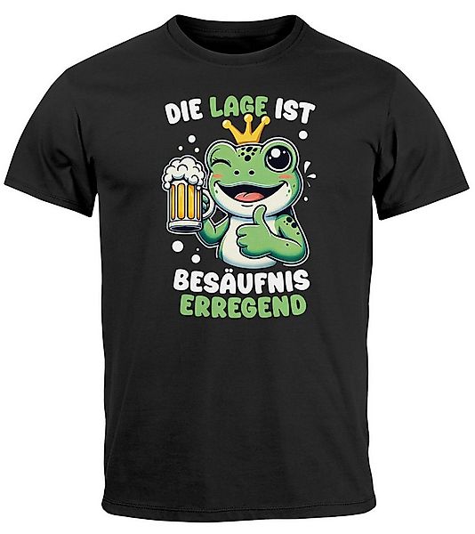 MoonWorks Print-Shirt Herren T-Shirt Party Feiern Trinken Last Minute Fasch günstig online kaufen