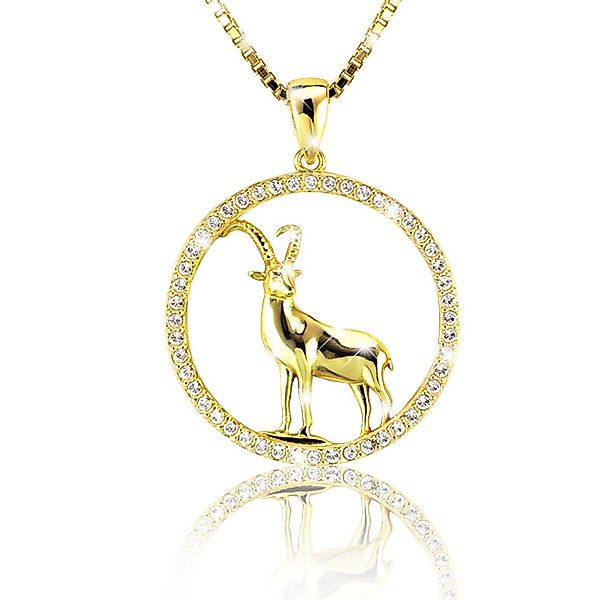 PAVELS Kette mit Anhänger Steinbock, Elegante günstig online kaufen