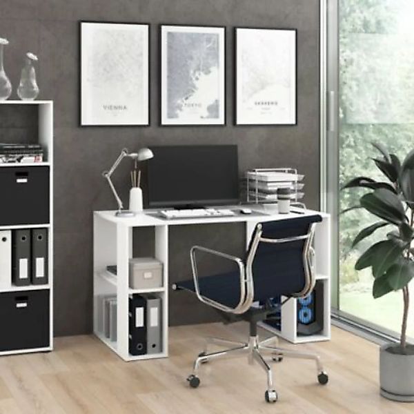 Vicco Schreibtisch ARIAN Arbeitstisch Bürotisch Regal PC Tisch Schublade Ab günstig online kaufen