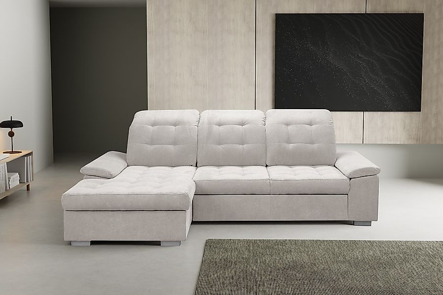 WERK2 Ecksofa "Carmen, mit Bettfunktion & Bettkasten, optional Sitztiefenve günstig online kaufen