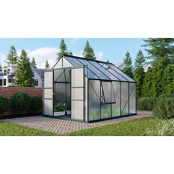 Vitavia Gewächshaus Meridian 8300 Smaragd 8,3 m² inkl. Fundament günstig online kaufen