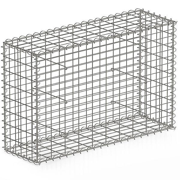 KARAT Gabionenkorb Lenox Steinkorb Zaun Sichtschutz Verzinkt 100 x 80 x 30 günstig online kaufen