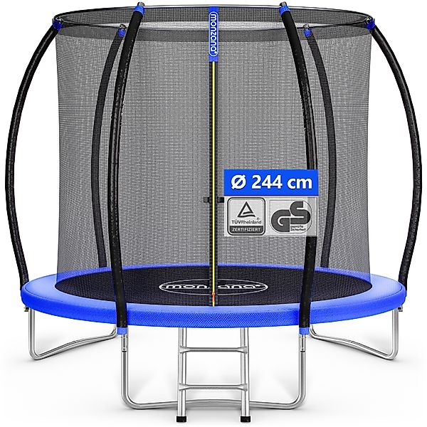 Trampolin Ø244cm Sicherheitsnetz innen TÜV GS günstig online kaufen