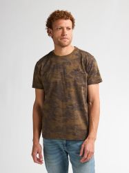 Petrol Industries T-Shirt T-Shirt mit Allover-Muster günstig online kaufen