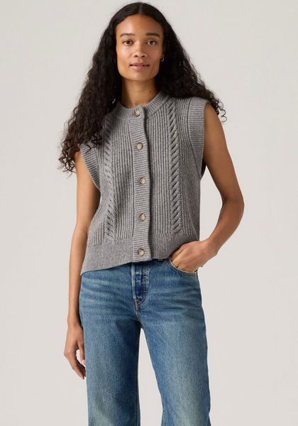 Levi's® Strickweste INES CABLE SWEATE Materialmix günstig online kaufen