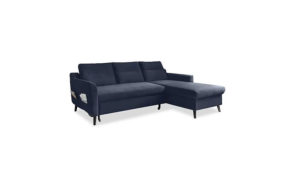 Miuform Ecksofa mit Schlaffunktion Stylish Stan ¦ blau ¦ Maße (cm): B: 224 günstig online kaufen