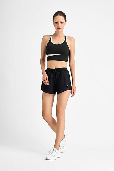 VS Variosports Laufshorts Damen 2-in-1 Laufshorts mit Innenhose & Handyfach günstig online kaufen
