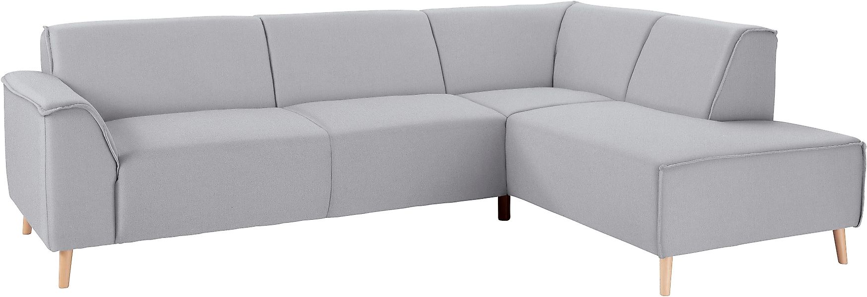 andas Ecksofa »Janek Scandic Design, elegant und zeitlos, L-Form« mit Feder günstig online kaufen