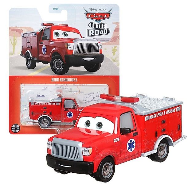 Disney Cars Spielzeug-Rennwagen Adam Roadriguez HKY37 Disney Cars Cast 1:55 günstig online kaufen
