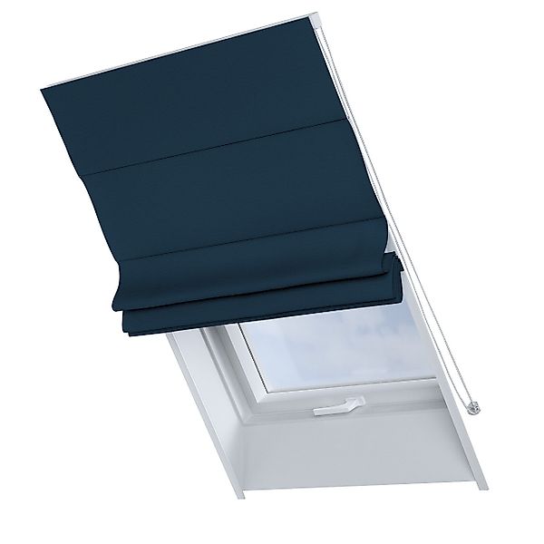 Dekoria Dachfenster-Raffrollo Rimini, marinenblau , 50 x 60 cm günstig online kaufen