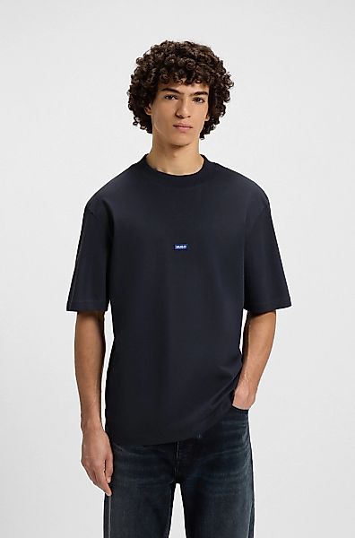 HUGO Blue T-Shirt "Nieros", mit Logo-Patch günstig online kaufen