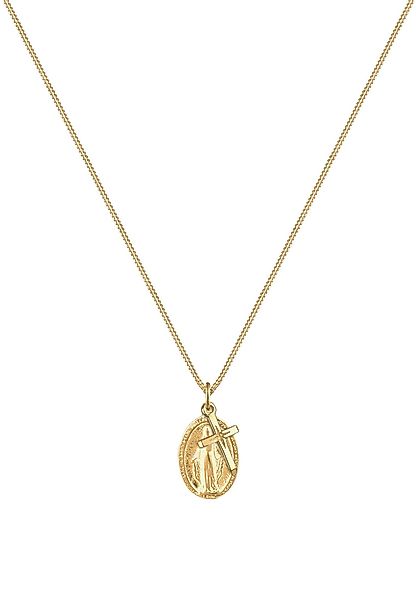 Elli Kette mit Anhänger Kreuz Marienbild günstig online kaufen