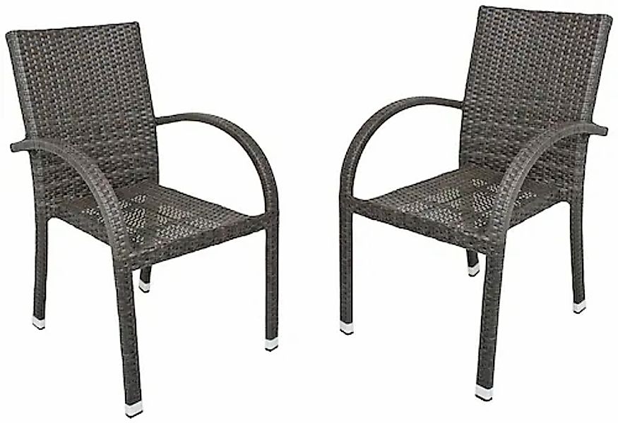 Garden Pleasure Stapelstuhl »MODESTO« (Set) 2 Stk.2er Set, auch für die Gas günstig online kaufen