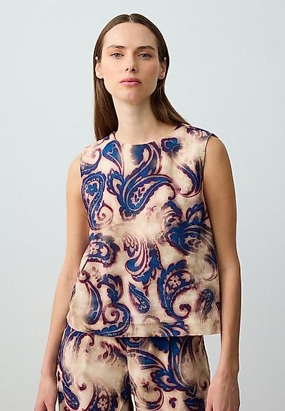 Jimmy Key Blusentop Geweven marineblauwe blouse günstig online kaufen