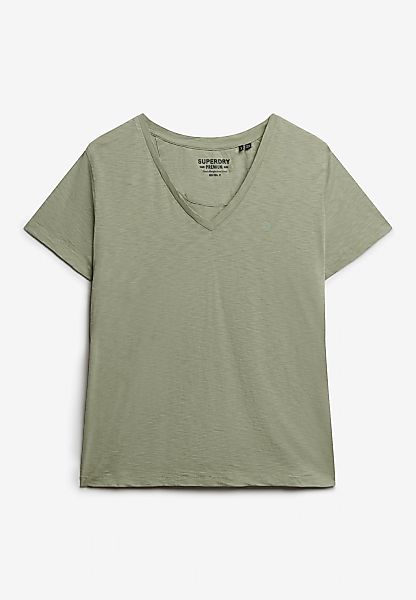 Superdry T-Shirt "STUDIOS SLUB EMB VEE TEE" günstig online kaufen