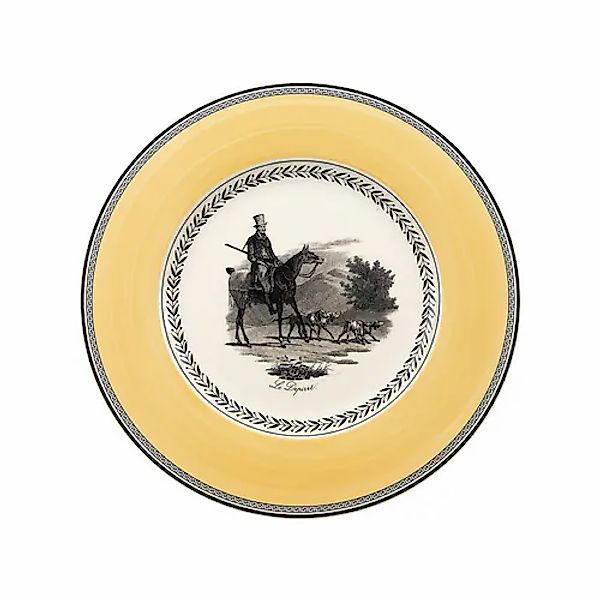 Villeroy & Boch Speiseteller »Speiseteller Audun Chasse ø 27,1 cm weiß-grau günstig online kaufen