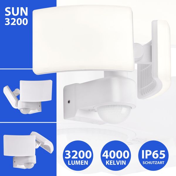 Maxkomfort LED Flutlichtstrahler SUN3200, LED fest günstig online kaufen