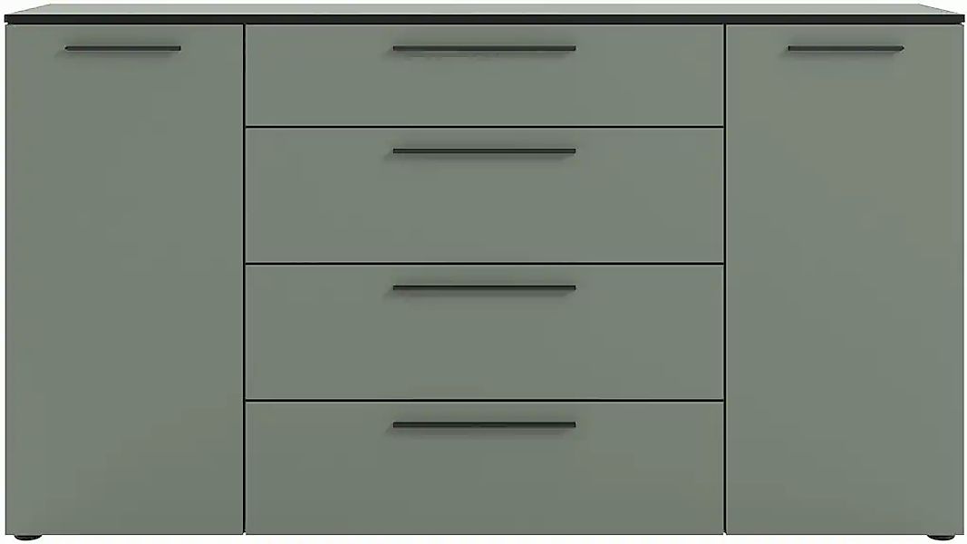 Manjana Möbel Kommode "Kommode mit Schwarz matten Metallgriffen in verschie günstig online kaufen