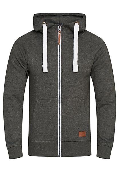 behype Kapuzensweatjacke BHOMNOI Basic Kapuzenpullover Hoodie günstig online kaufen
