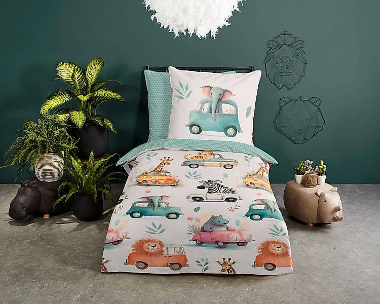 good morning Kinderbettwäsche "Gogo" 2 Stk. Baumwolle, 135x200, Reißverschl günstig online kaufen