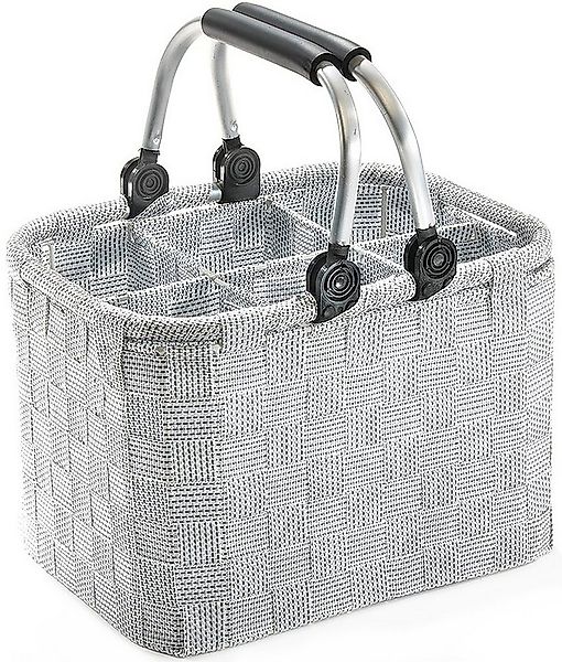 Kobolo Flaschenkorb Flaschenträger aus Nylon für 6 Flaschen white grey günstig online kaufen