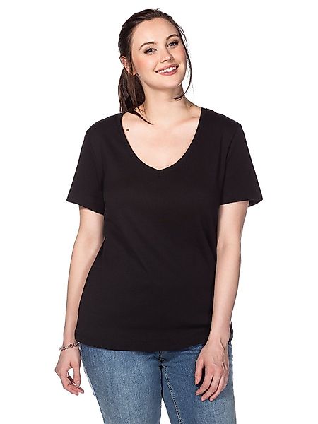 Sheego T-Shirt Große Größen aus fein günstig online kaufen