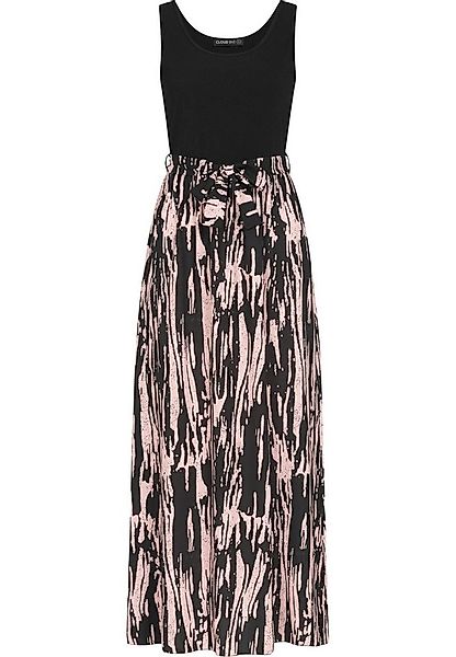 CLOUD 5IVE Shirtkleid CLOUD 5IVE 2-Tone Kleid mit Bindegürtel und Abstrakt günstig online kaufen