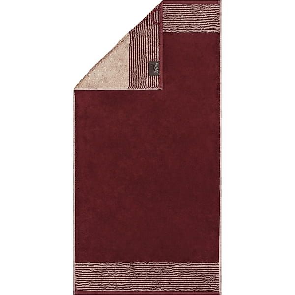 Cawö Handtücher Luxury Home Two-Tone 590 - Farbe: bordeaux - 23 - Handtuch günstig online kaufen
