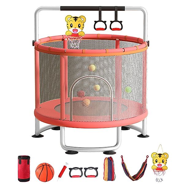 Rutaqian Kindertrampolin Kinder Trampolin mit Basketballkorb, günstig online kaufen