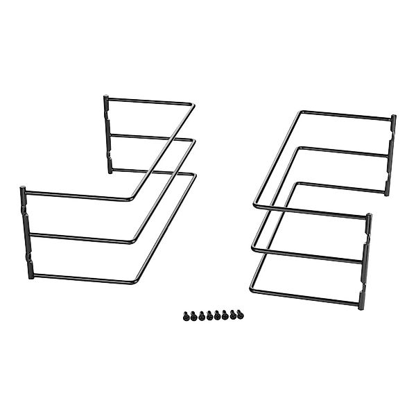 SOTECH Backblechhalter für 3 Backbleche 364 x 140 x 125 mm Schwarz Chrom günstig online kaufen