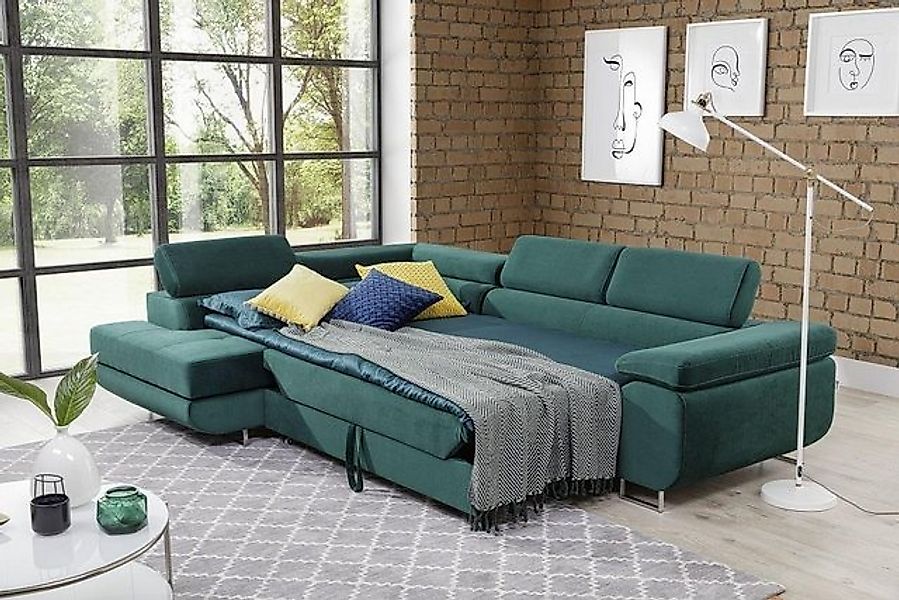 JVmoebel Ecksofa Wohnlandschaft L Form Ecksofa Textil Design Sofa Ecke Eckc günstig online kaufen