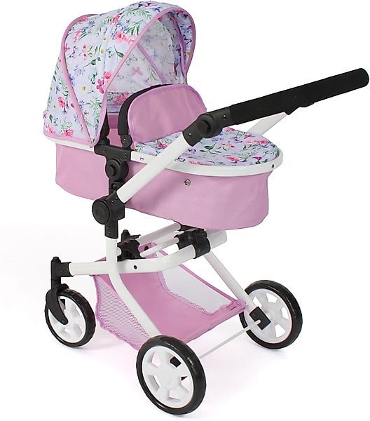 CHIC2000 Kombi-Puppenwagen Mika, Flowers, mit schwenkbaren günstig online kaufen
