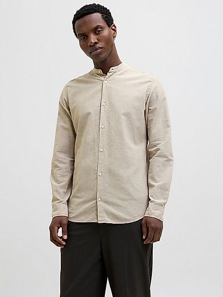 Jack & Jones Langarmhemd JJEBREEZE BAND SHIRT LS SN mit Bandkragen günstig online kaufen