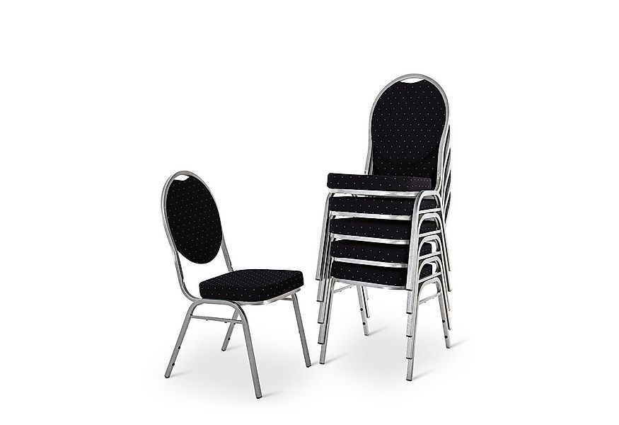 Raburg Stapelstuhl Bankettstuhl, stapelbar, für Konferenz, Seminar & Wartez günstig online kaufen