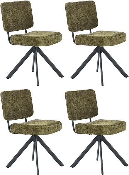 Jockenhöfer Gruppe Drehstuhl »Gloria (Set, 4 St.)« (Set) 4 Stk. Chenille In günstig online kaufen