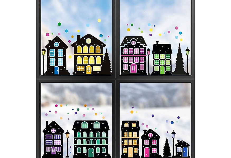 younikat Fensterdekoration younikat Fenster Bilder Winter günstig online kaufen