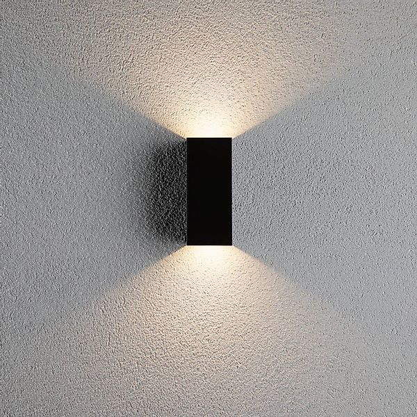 Paulmann LED Außen-Wandleuchte »Flame eckig 65x70mm 3000K 2x2,8W 2x290lm 23 günstig online kaufen