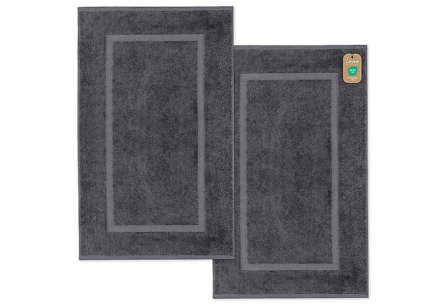 Lavea Handtuch Set Frottierserie Elena, Badematte - 100% Baumwolle (Set, 2- günstig online kaufen